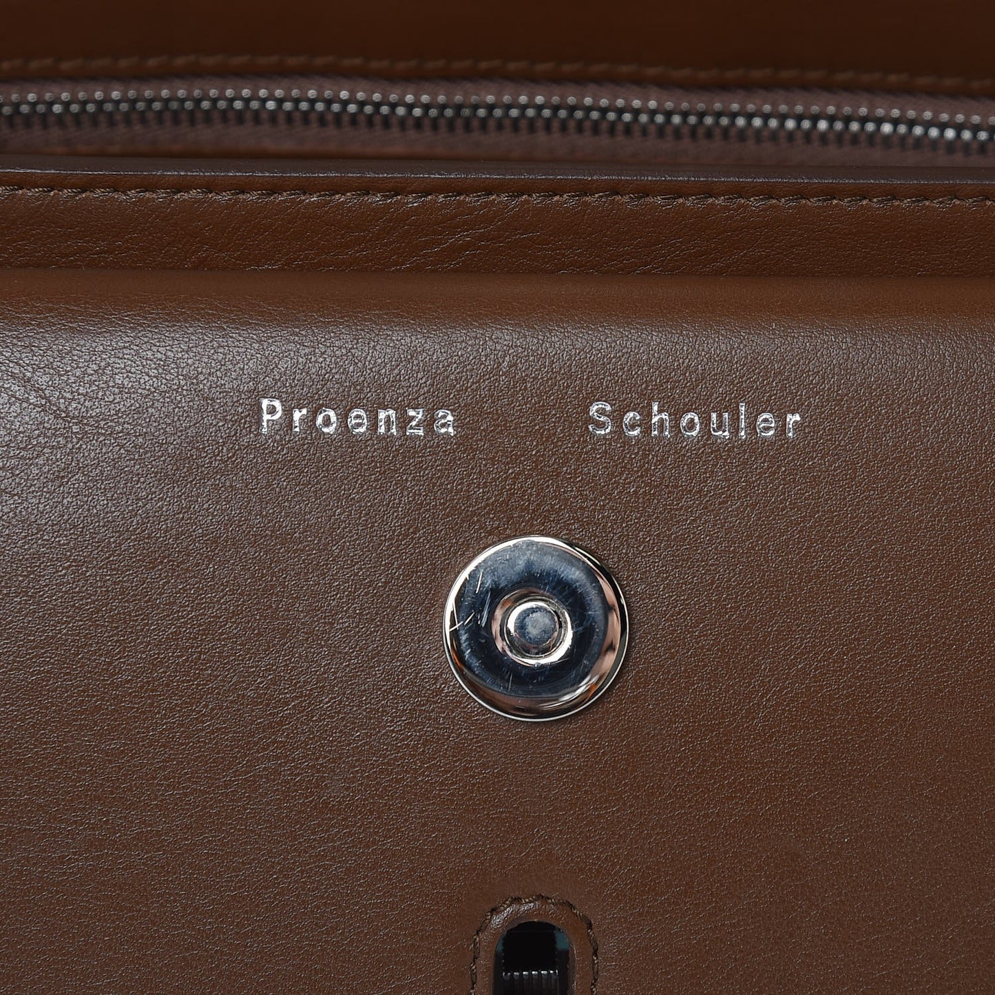 Smooth Calfskin Mini PS11 Classic Shoulder Bag Hazelnut