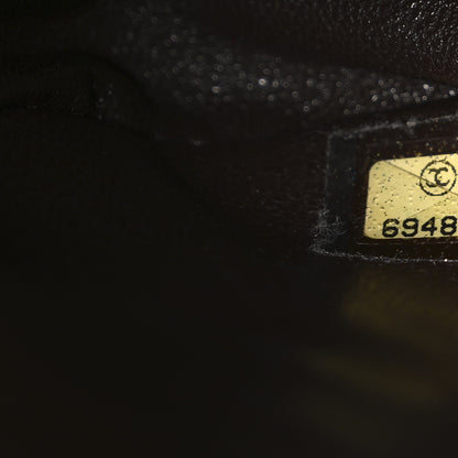 Chanel Lambskin Square Double Stitch Flap Dark Brown 8 of 11