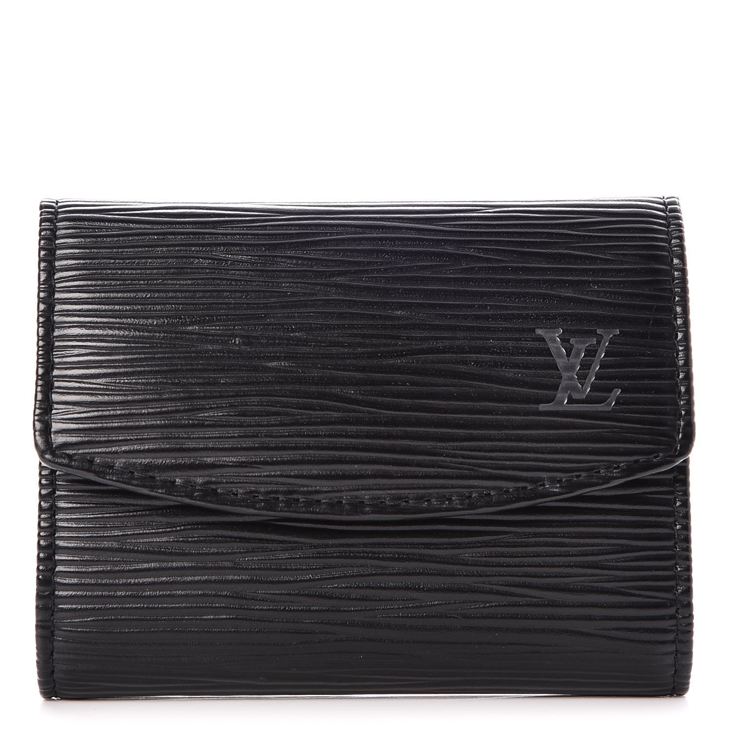 Louis Vuitton Epi Porte-Monnaie Simple Coin Purse Black 1 of 7