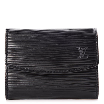Louis Vuitton Epi Porte-Monnaie Simple Coin Purse Black 1 of 7