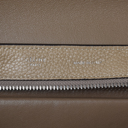 Celine Drummed Calfskin Suede Medium Trapeze Dune 6 of 9