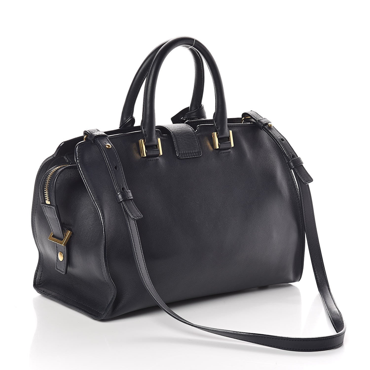 Saint Laurent Calfskin Small Classic Y Cabas Navy Blue 3 of 8