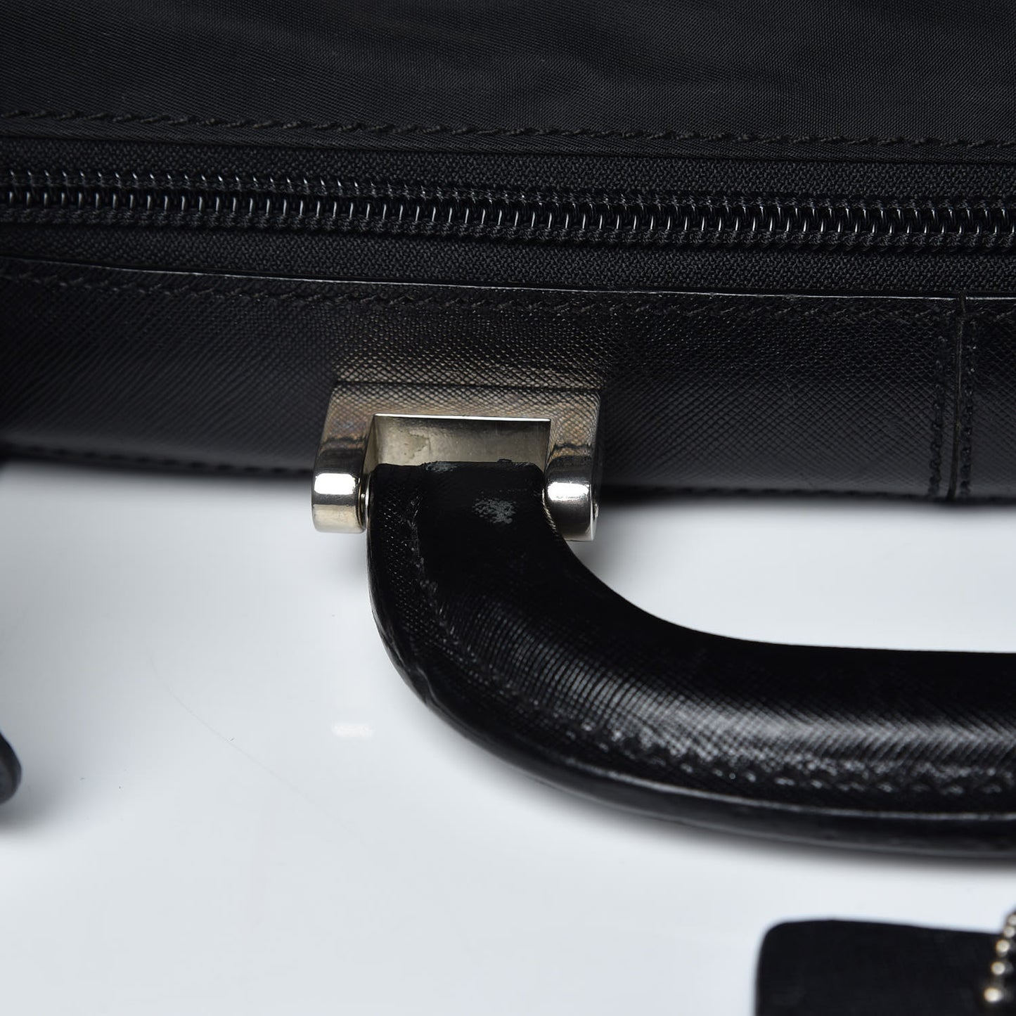 Tessuto Nylon Saffiano Luggage Black