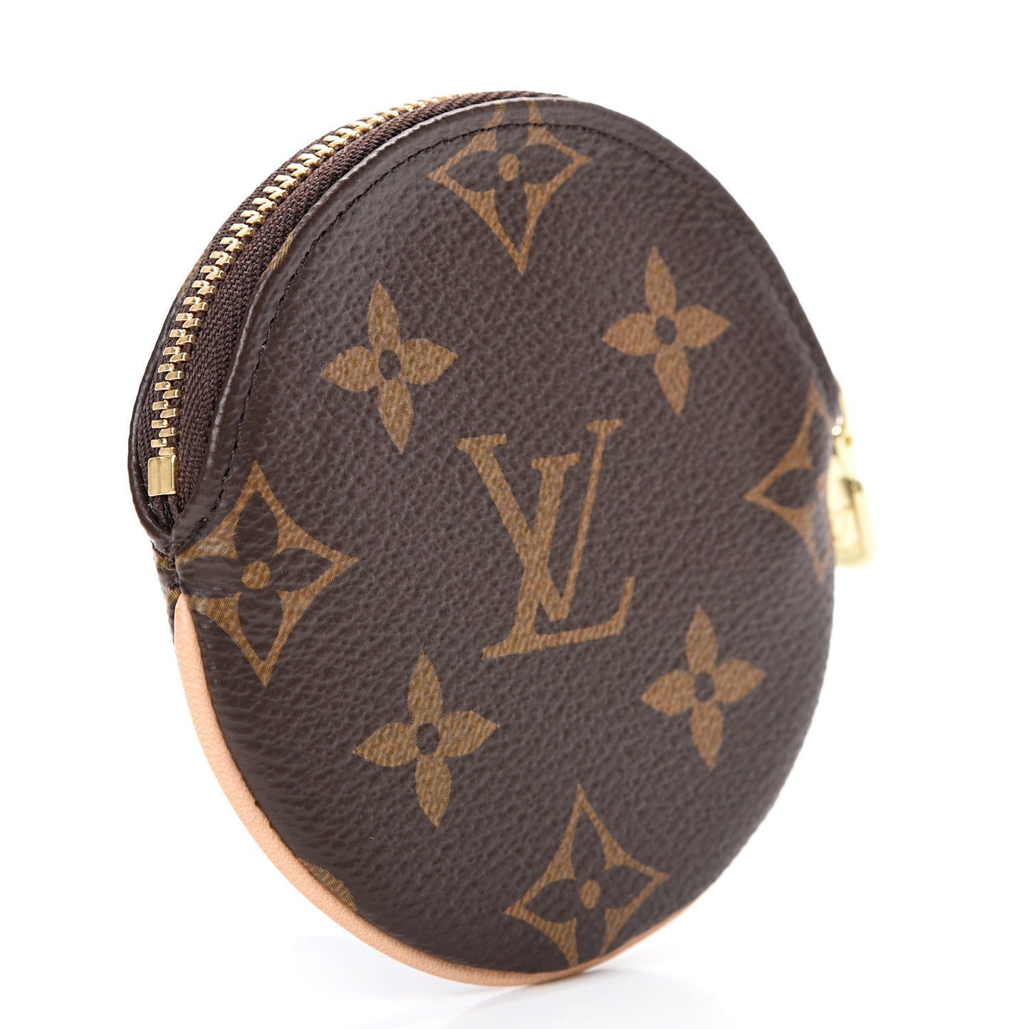 Monogram Round Coin Purse