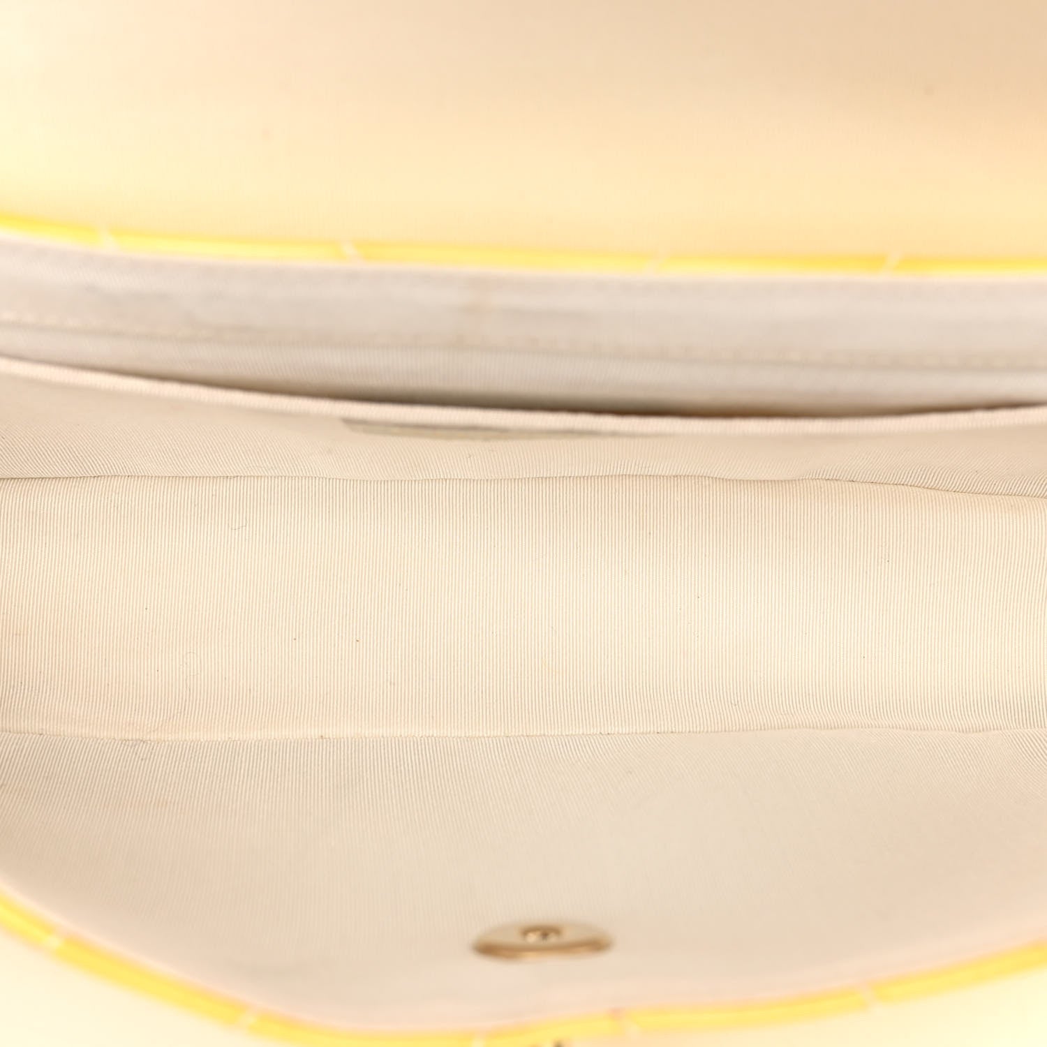 Chanel Patent Quilted East West Flap Yellow 5 of 14
