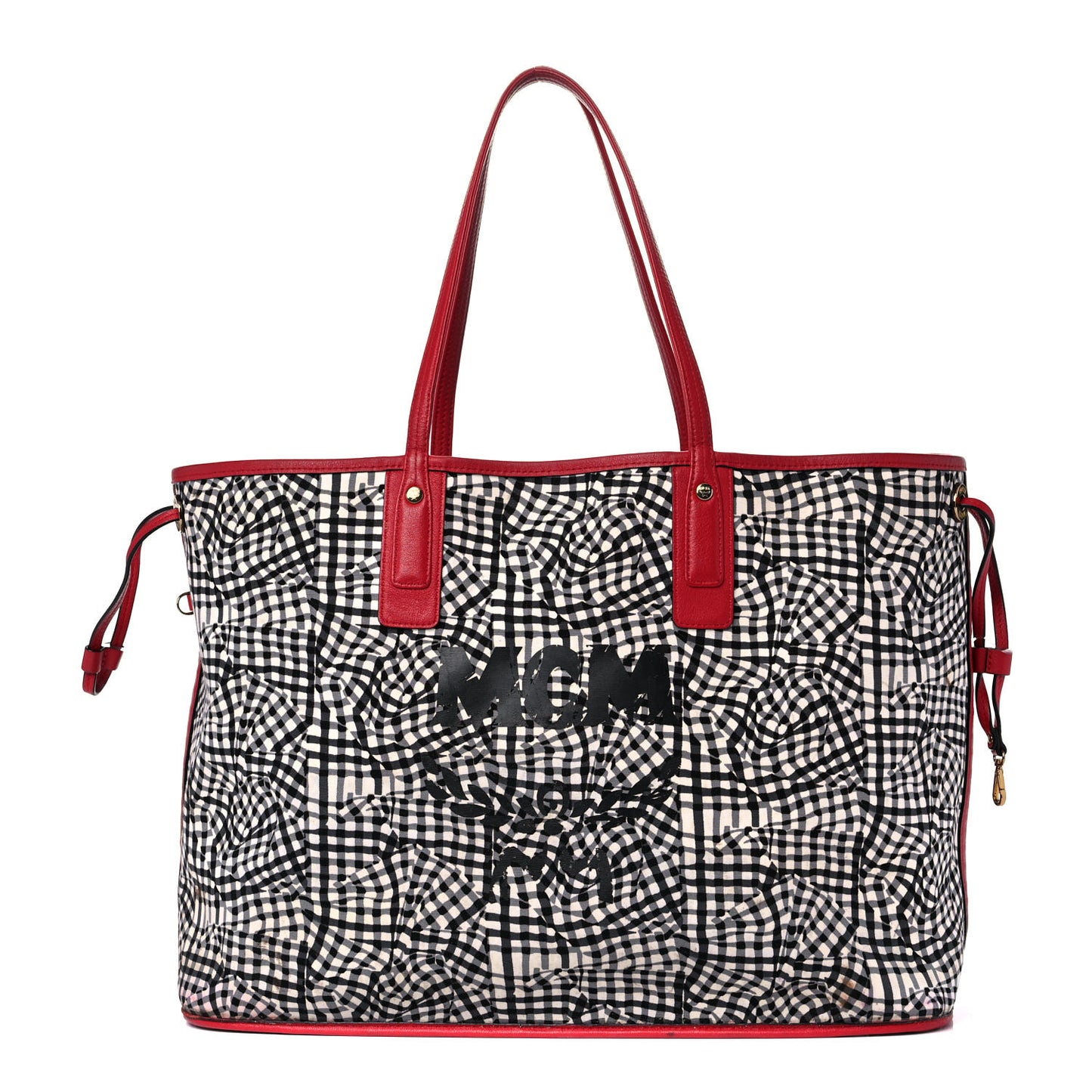 Visetos Large Liz Reversible Shopper Tote Ruby Red