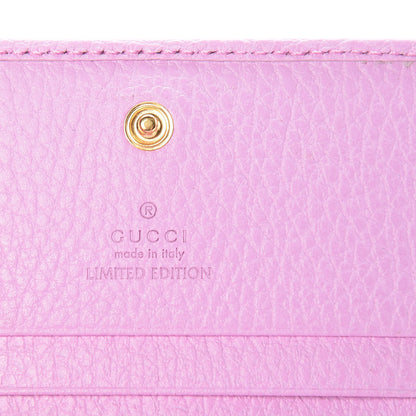 Gucci Dollar Calfskin Bosco Card Case Wallet Malva 6 of 8
