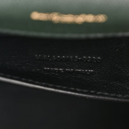 Saint Laurent Grain De Poudre Textured Mixed Matelasse Triquilt Medium Monogram Satchel Army Green 7 of 14