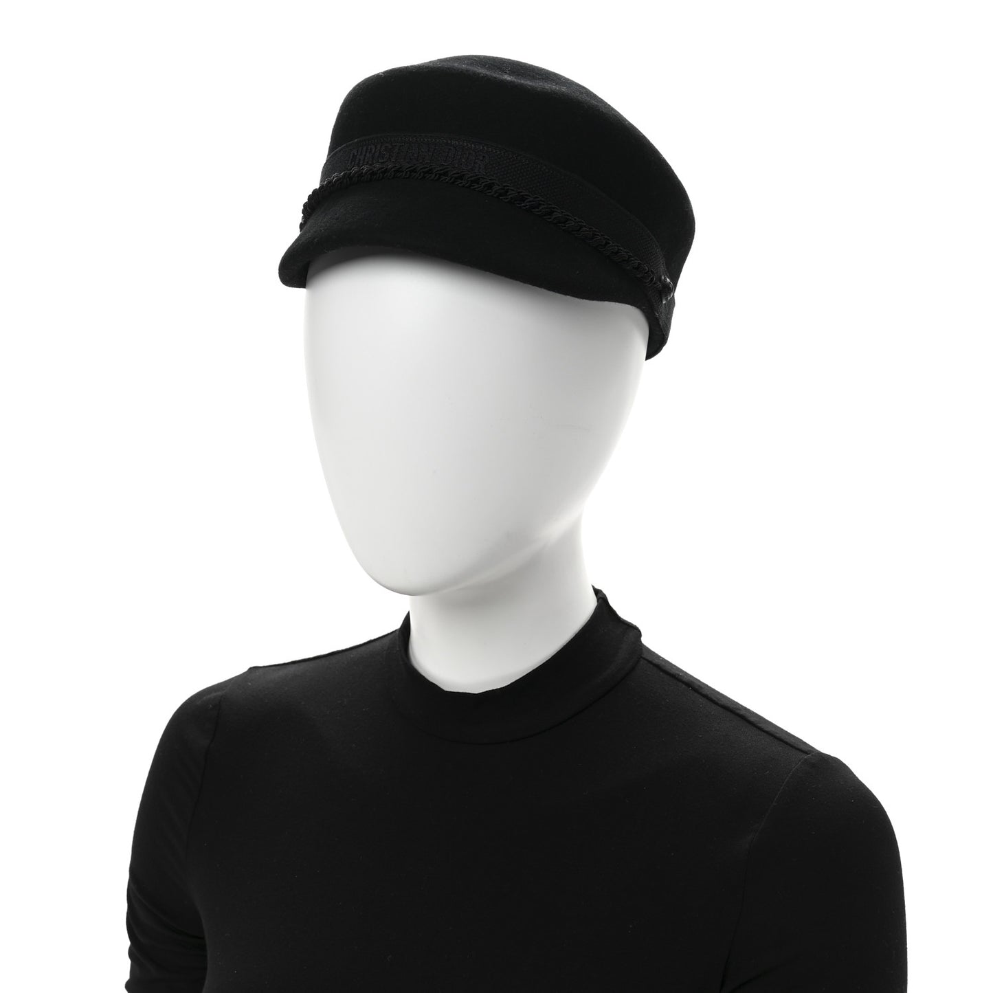 Wool Felt Cap 57 Black