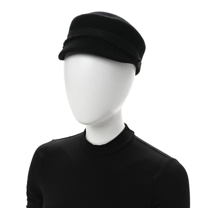 Christian Dior Wool Felt Cap 57 Black 2 of 9