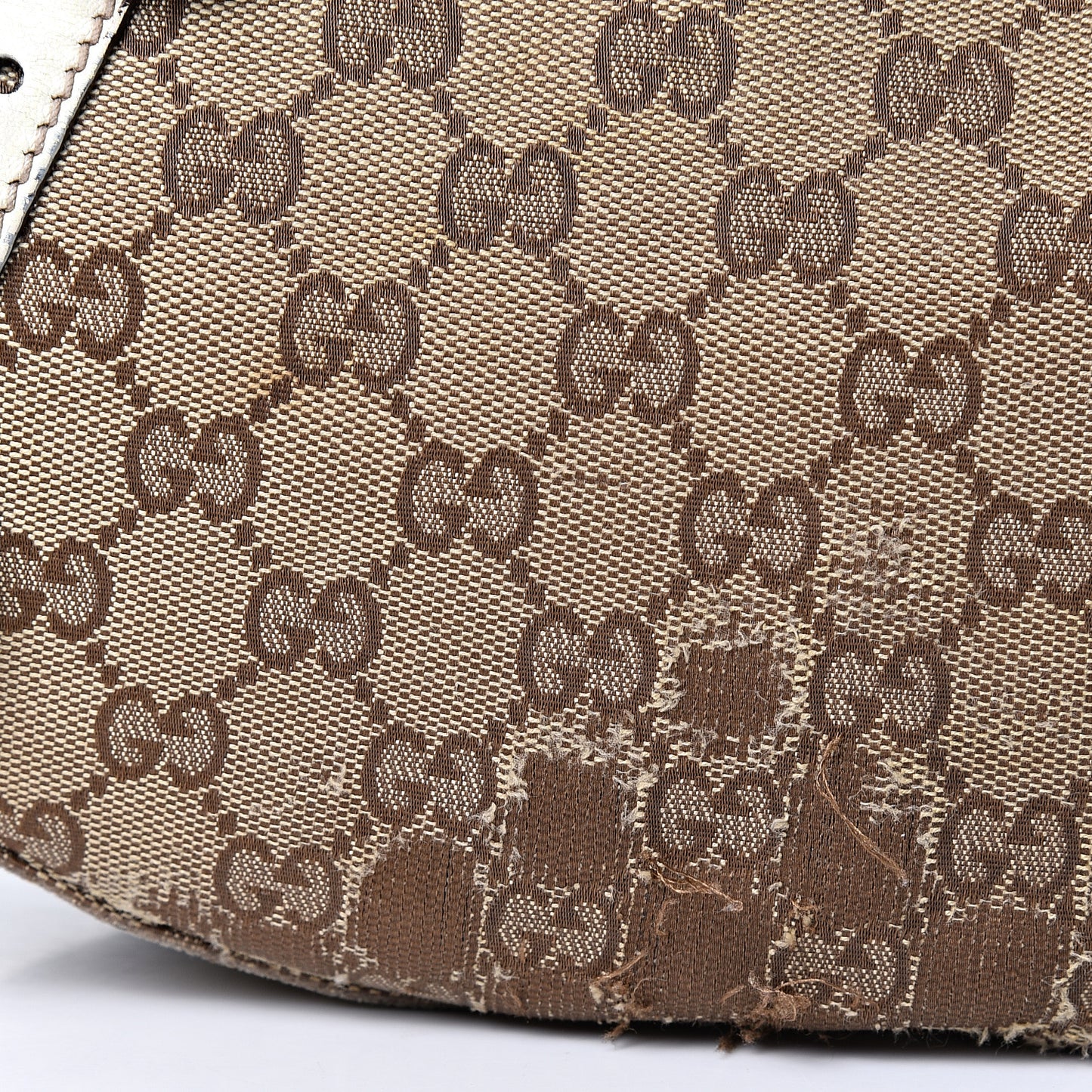 Monogram Small Pelham Shoulder Bag Off White