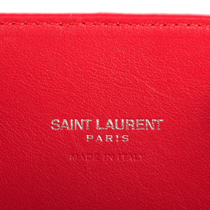 Saint Laurent Grained Calfskin Nano Sac De Jour Lipstick Red 7 of 7