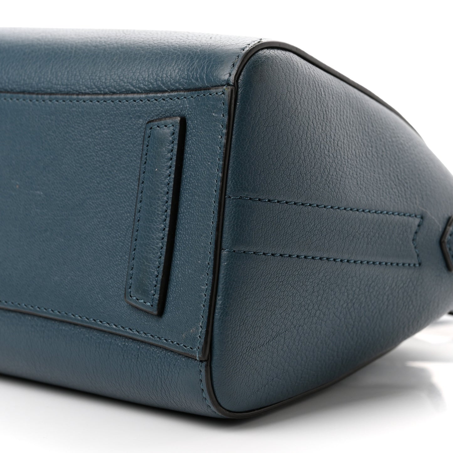 Sugar Goatskin Mini Antigona Oil Blue