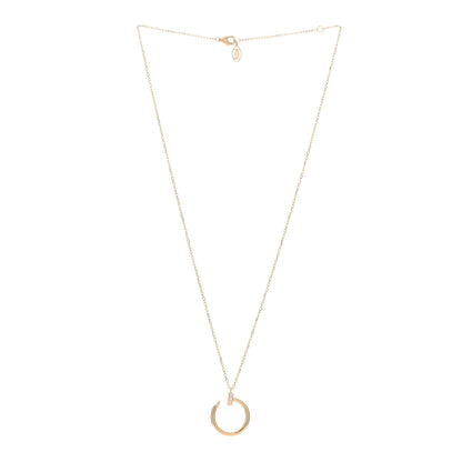 Cartier 18K Yellow Gold Diamond Juste Un Clou Pendant Necklace 2 of 5
