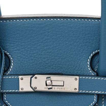 Hermes Denim Togo Birkin 35 Bleu Jean 8 of 13