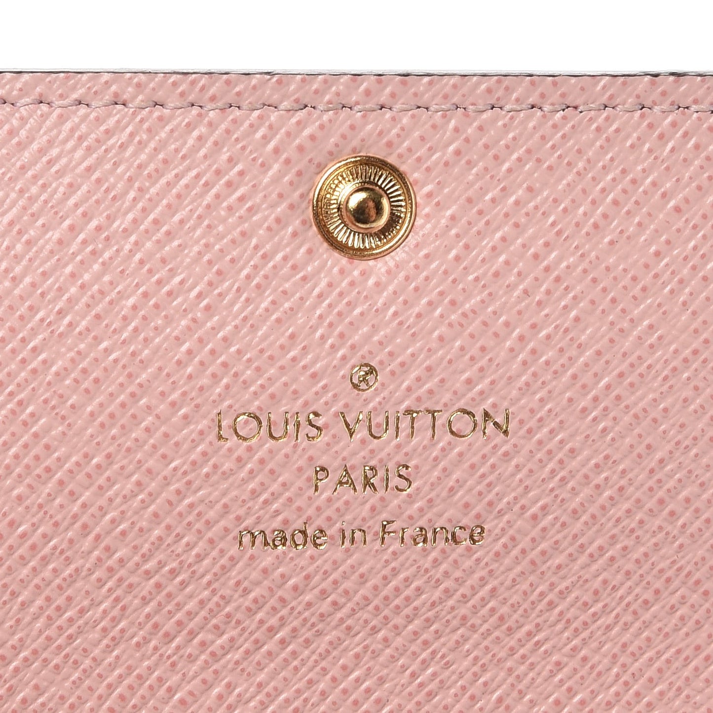 Damier Ebene Multicles 6 Key Holder Rose Ballerine
