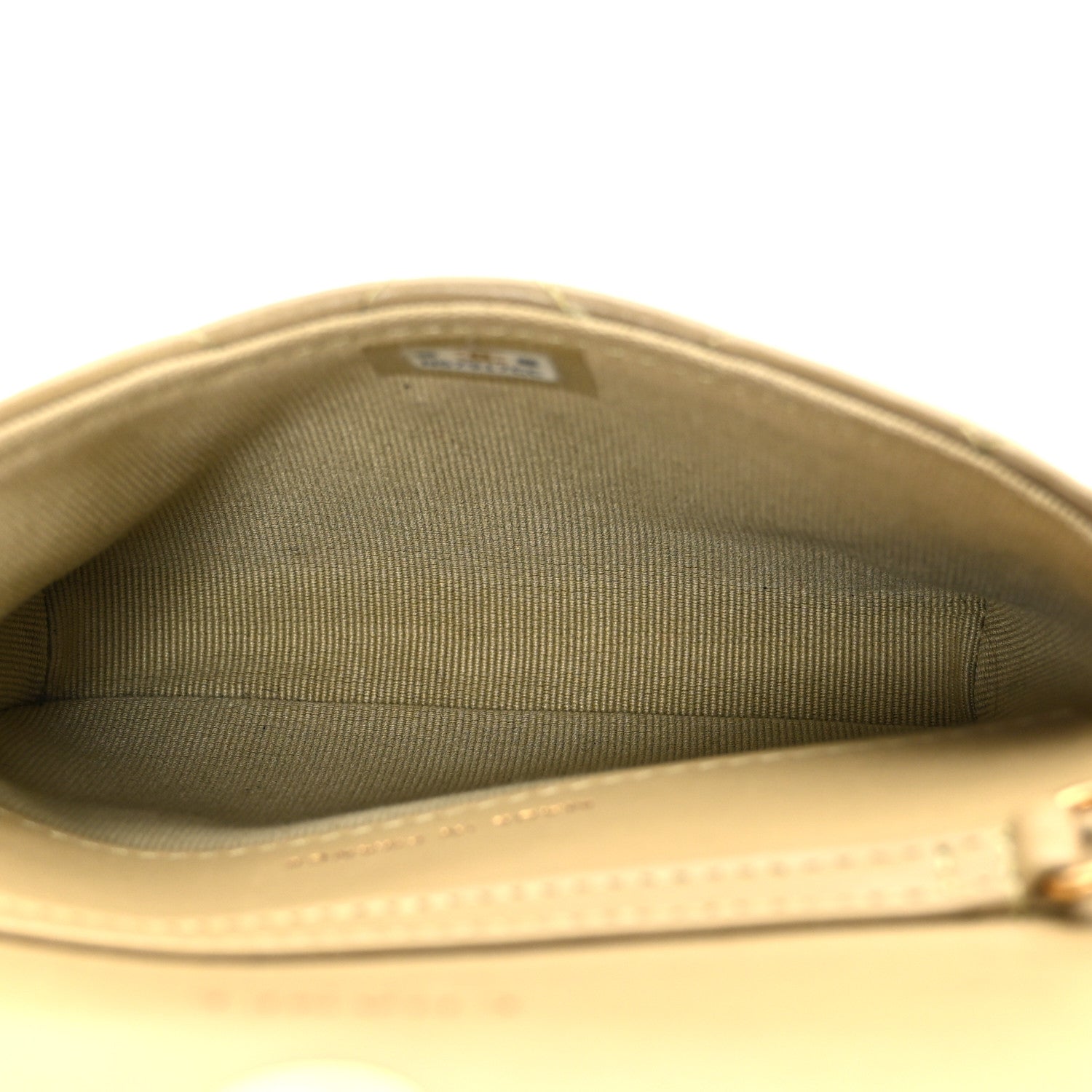 Chanel Lambskin Enamel Quilted Coco Hearts Clutch With Chain Light Green 5 of 11