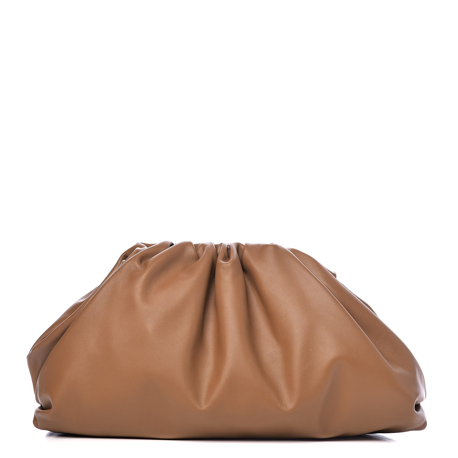 Bottega Veneta Smooth Butter Calf The Pouch Oversized Clutch Cammello 1 of 10