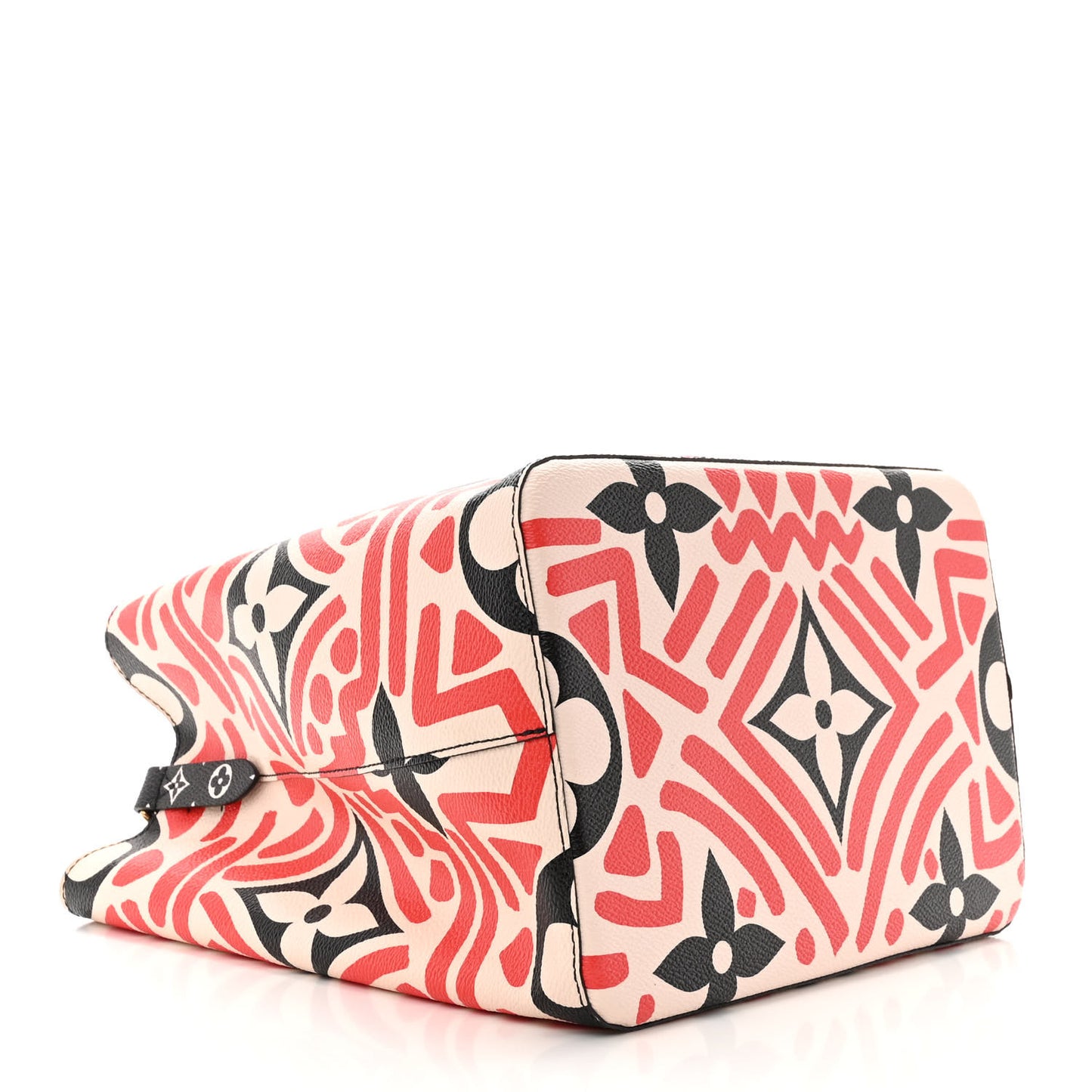 Monogram Giant Crafty NeoNoe MM Creme Rouge Black