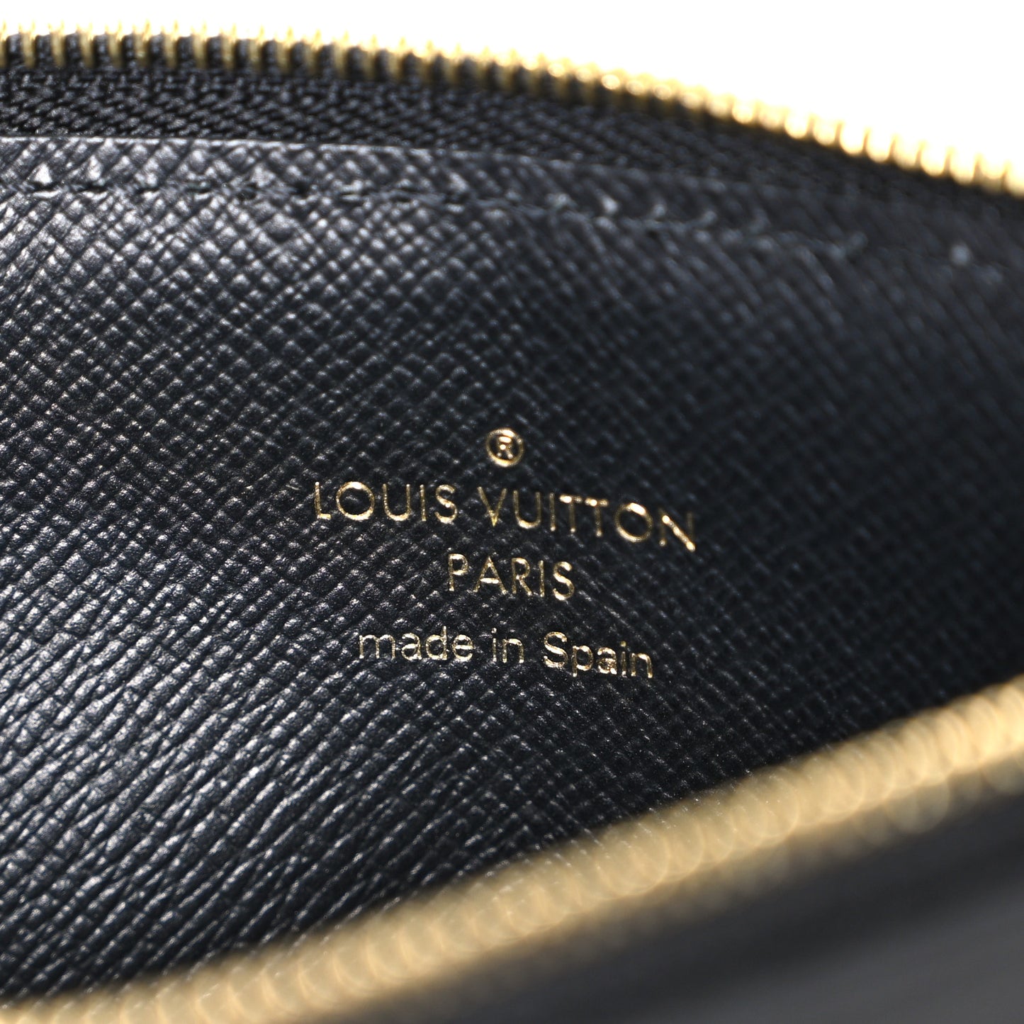 Monogram Slim Purse Black