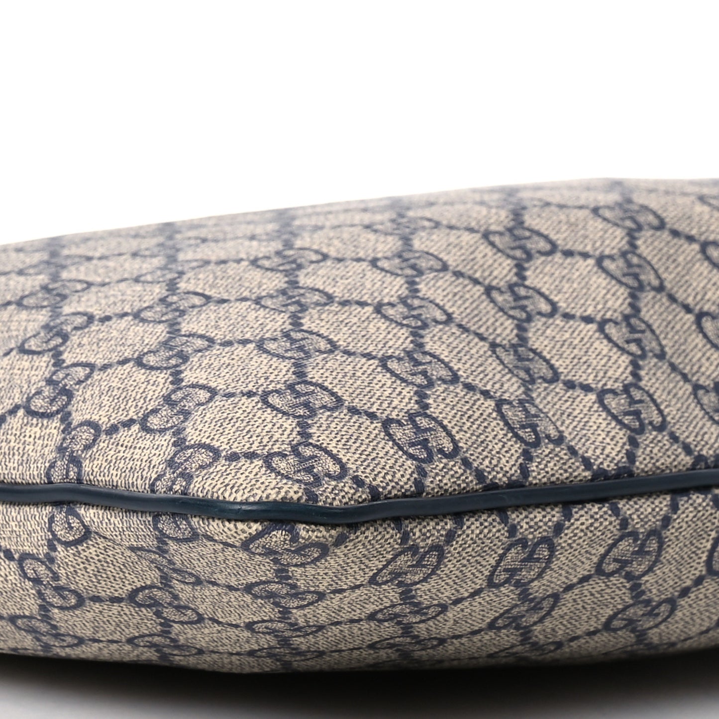GG Plus Monogram Large Flat Messenger Bag Beige Blue