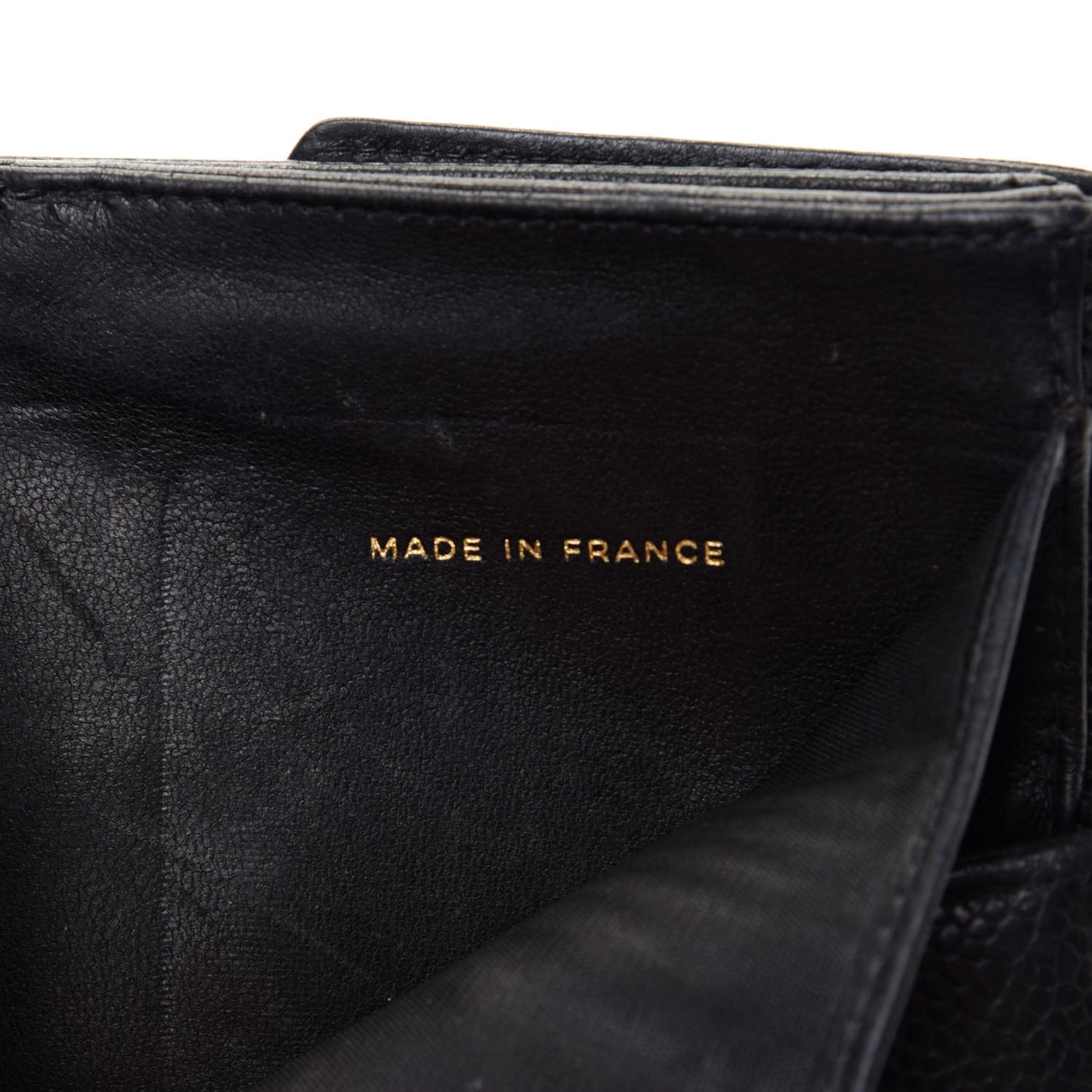Caviar Timeless CC Flap Wallet Black