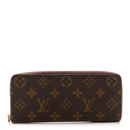 Louis Vuitton Monogram Clemence Wallet Rose Ballerine 1 of 11