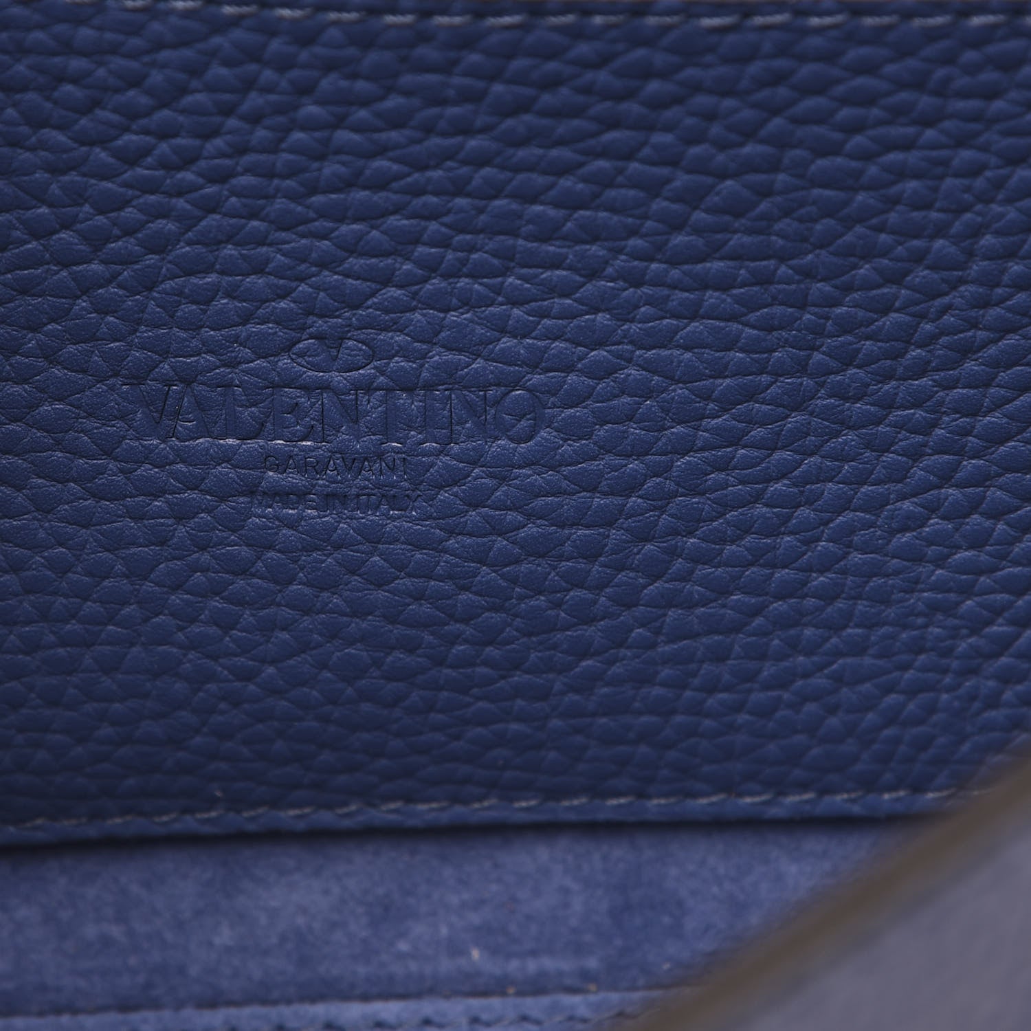 Valentino Garavani Pebbled Calfskin Medium Rockstud Flip Lock Crossbody Bag Baltique 6 of 9