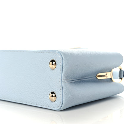 Louis Vuitton Taurillon Capucines BB Wisteria Light Blue 10 of 11