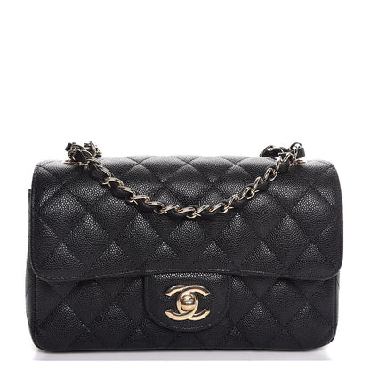 Chanel Caviar Quilted Mini Rectangular Flap Black 1 of 8