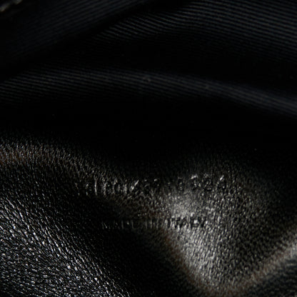 Saint Laurent Lambskin Chevron Quilted Medium Loulou Black 8 of 13