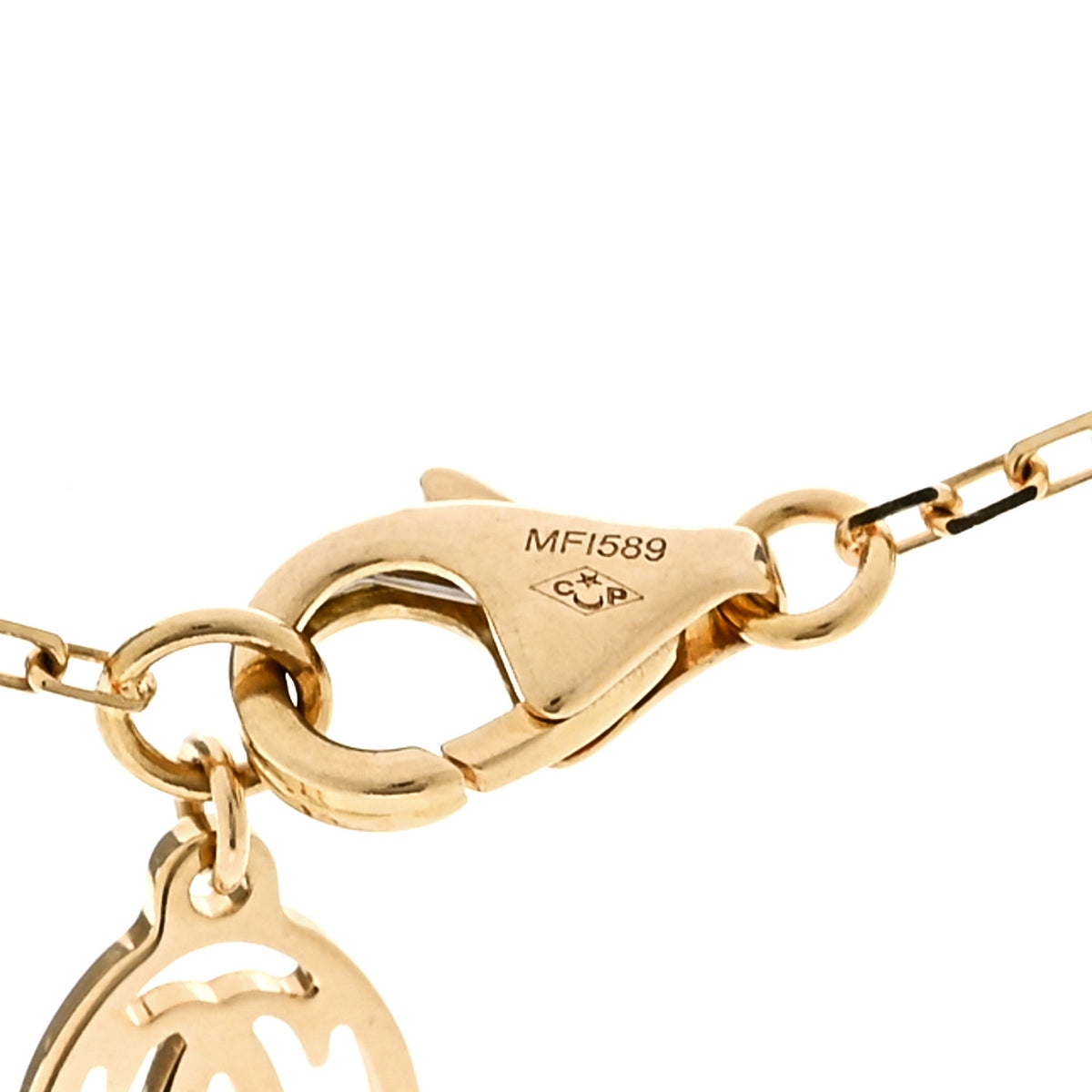 Cartier 18K Yellow Gold Diamond LM D'Amour Pendant Necklace 7 of 7