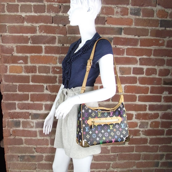 Louis Vuitton Monogram Multicolor BOULOGNE Black 2 of 10