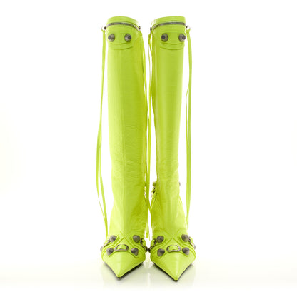 Balenciaga Agneau Arena Cagole 90mm Boots 39 Fluo Yellow 2 of 9