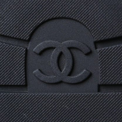 Chanel Lambskin Calfskin Quilted Lace Up Combat Boots 38 Black 8 of 12