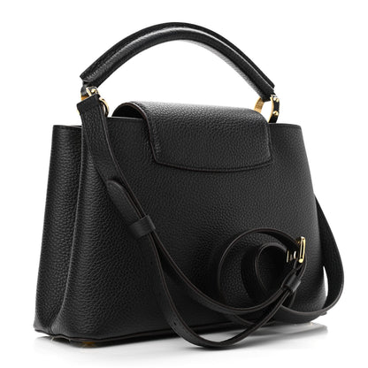 Louis Vuitton Taurillon Capucines BB Black 3 of 9