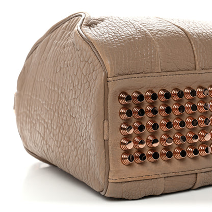 Alexander Wang Pebbled Lambskin Rocco Latte Rose Gold Hardware 8 of 10