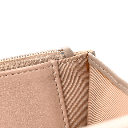 Chanel Lambskin Quilted Wallet On Chain WOC Taupe 14 of 28