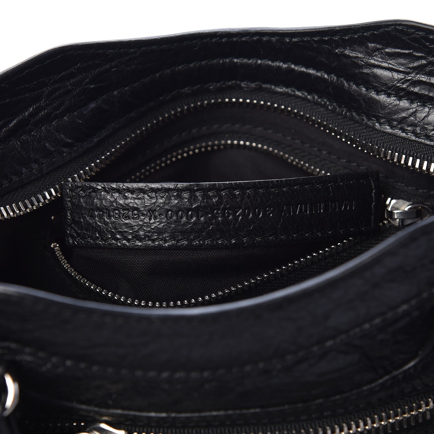 Balenciaga Agneau Classic Silver Hardware Mini City Black 7 of 9