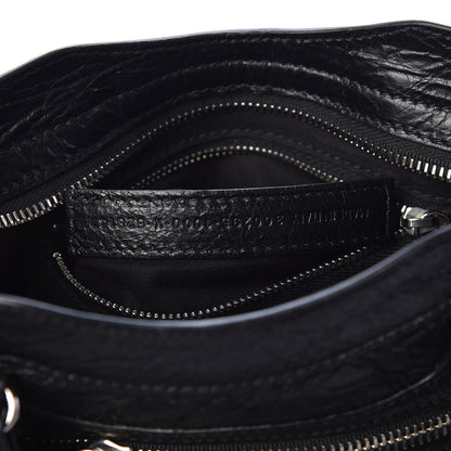 Balenciaga Agneau Classic Silver Hardware Mini City Black 7 of 9
