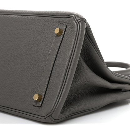 Hermes Togo Birkin 30 Gris Meyer 10 of 11