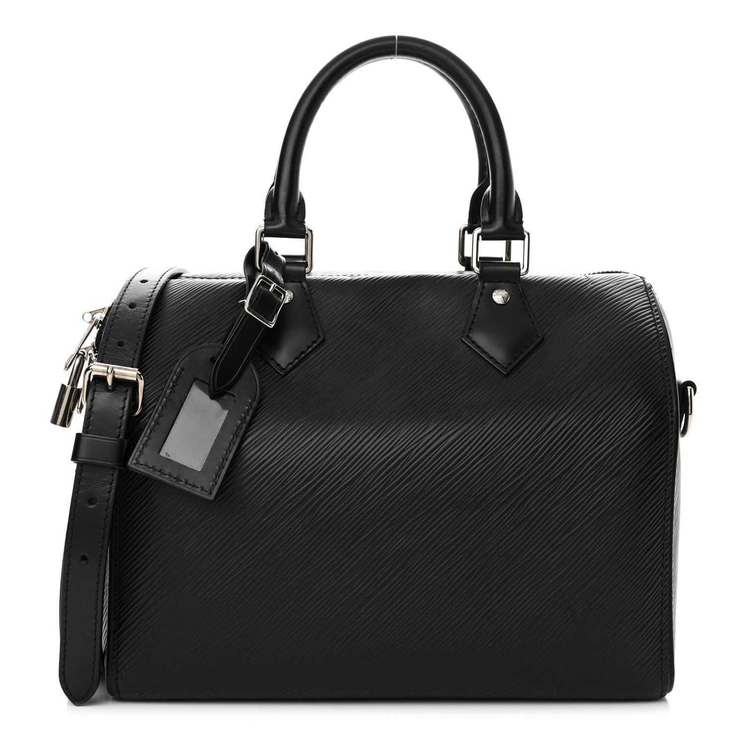Louis Vuitton Epi Speedy Bandouliere 25 Black 1 of 17