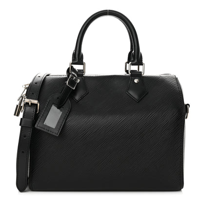 Louis Vuitton Epi Speedy Bandouliere 25 Black 1 of 17