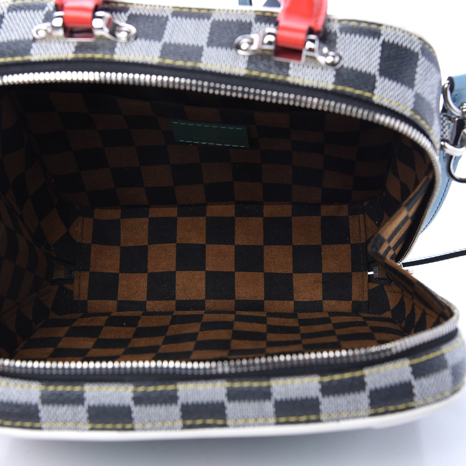 Louis Vuitton Damier Valisette BB Black White 5 of 9