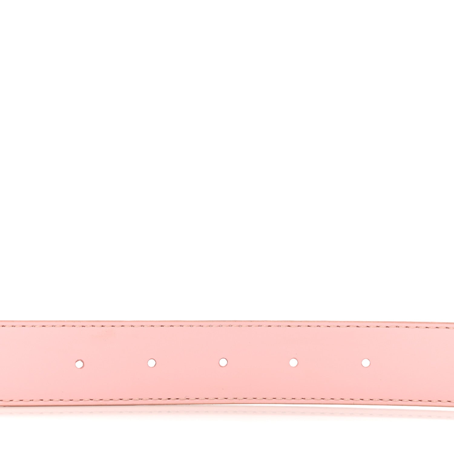 Louis Vuitton Damier Azur LV Initiales 32mm Belt 80/32 Rose Ballerine 7 of 7