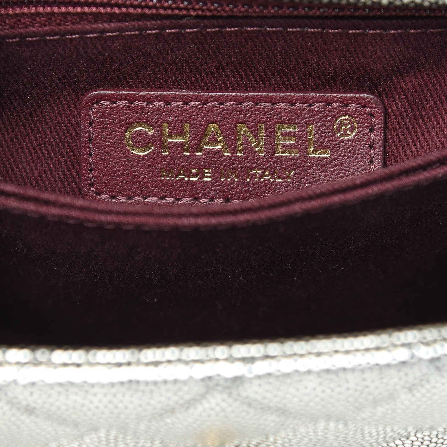 Chanel Metallic Caviar Quilted Mini Coco Handle Flap Silver 6 of 11