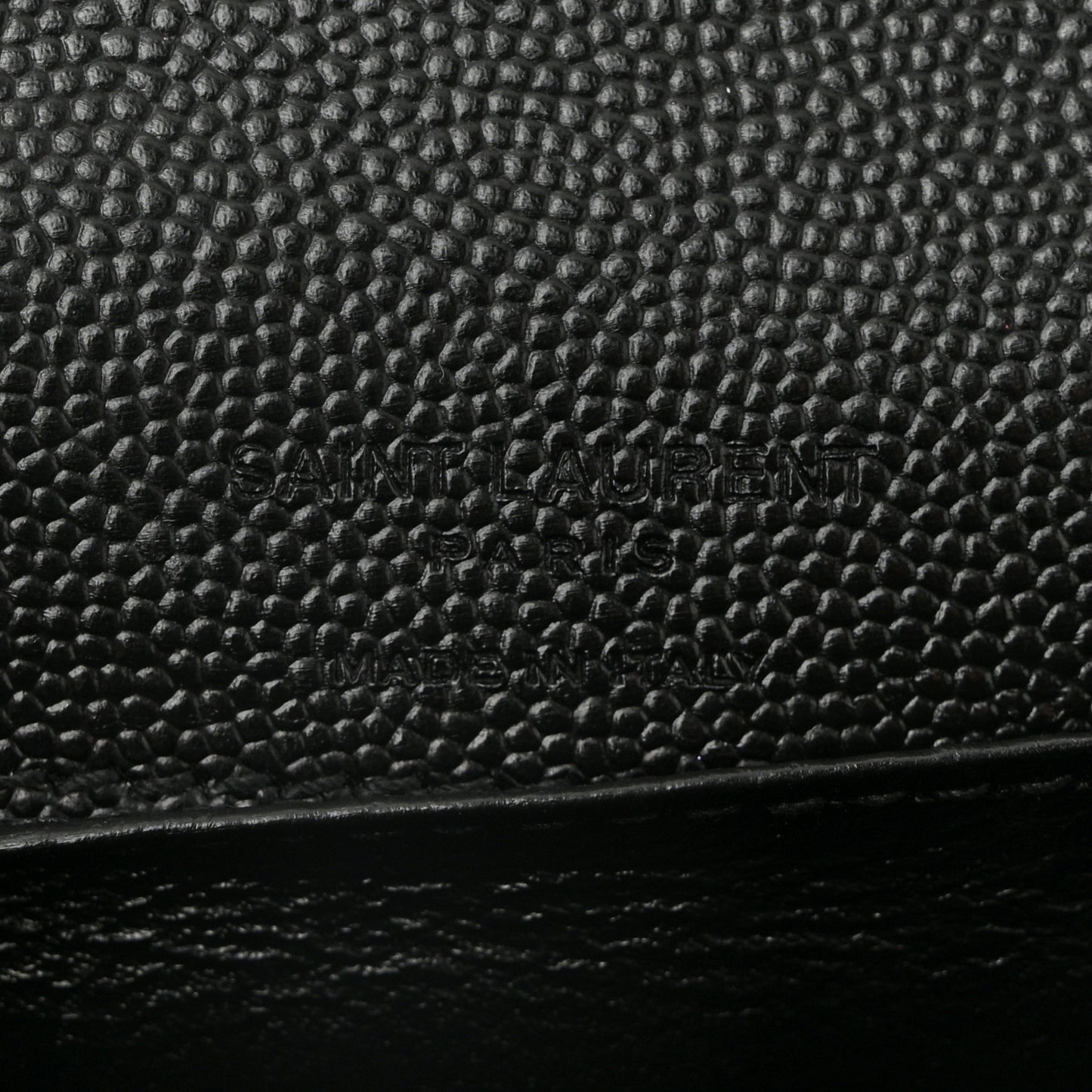 Grain De Poudre Monogram Kate Belt Bag Black