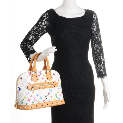 Louis Vuitton Monogram Multicolor Alma White 2 of 7