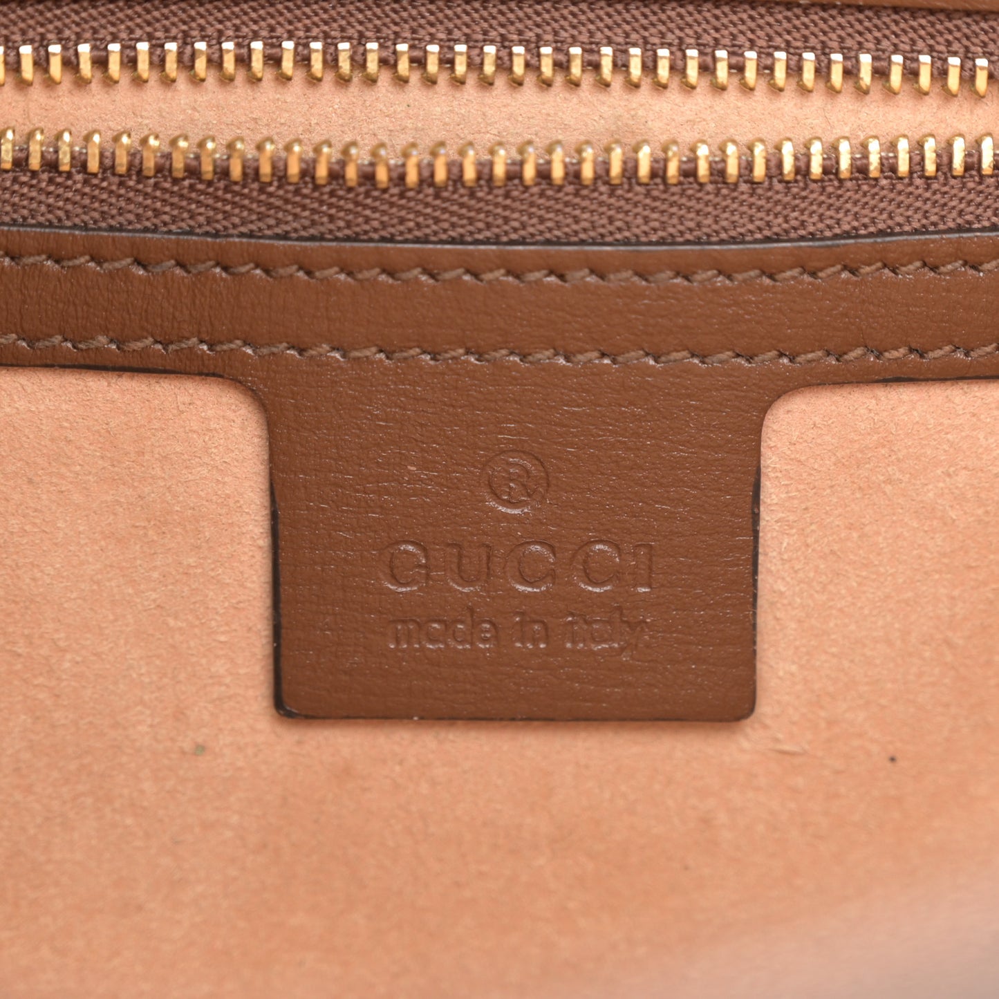 GG Supreme Monogram Azalea Calfskin Web Small Jackie 1961 Hobo Beige Ebony Brown Sugar
