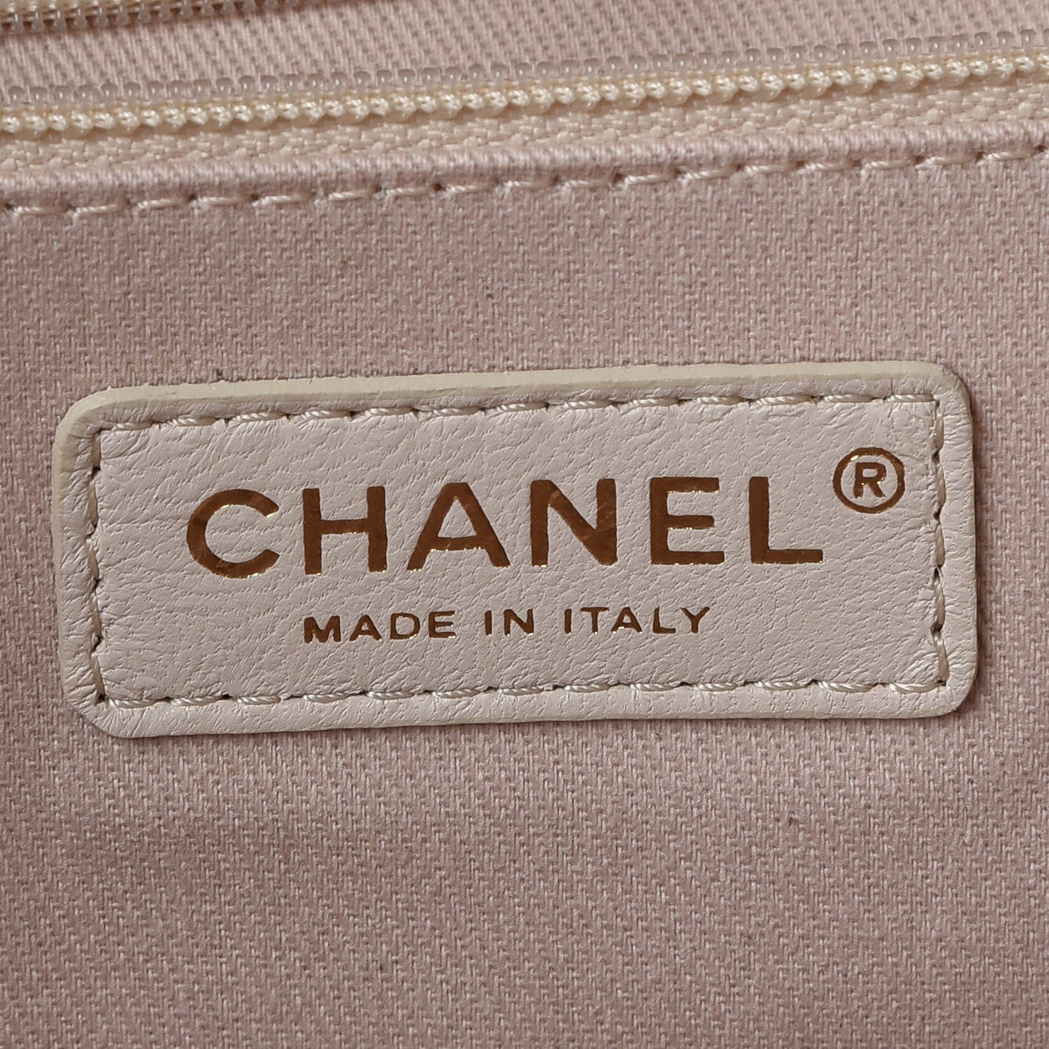 Chanel Canvas Extra Large Deauville Tote Light Beige 7 of 9